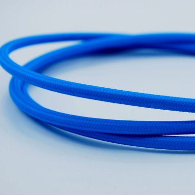 een afbeelding van het blauwe textielsnoer van die-saain